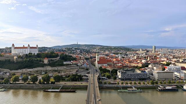 Stadsbeeld van Bratislava